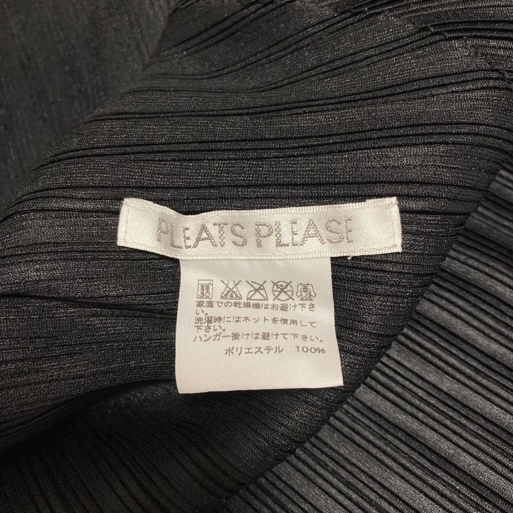 良品 PLEATS PLEASE ISSEY MIYAKE プリーツプリーズ イッセイミヤケ カーディガン PP41-F0342 サイズ3 ブラック レディース 古着 中古 USED 良品 PLEATS PLEASE ISSEY MIYAKE プリーツプリーズ イッセイミヤケ