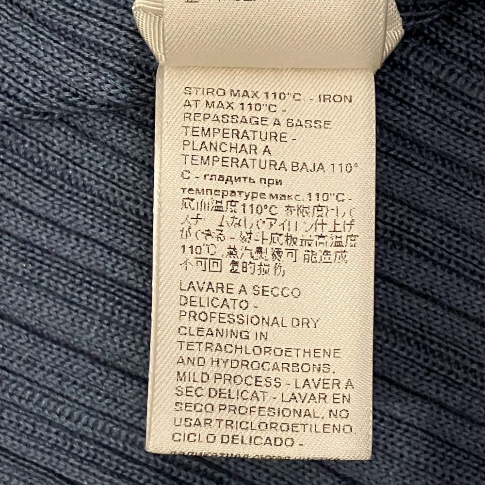 美品 AGNONA アニオナ コットンシルク ニットロングカーディガン M ブルー レディース 古着 中古 USED 美品 AGNONA アニオナ コットンシルク ニットロングカーディガン M