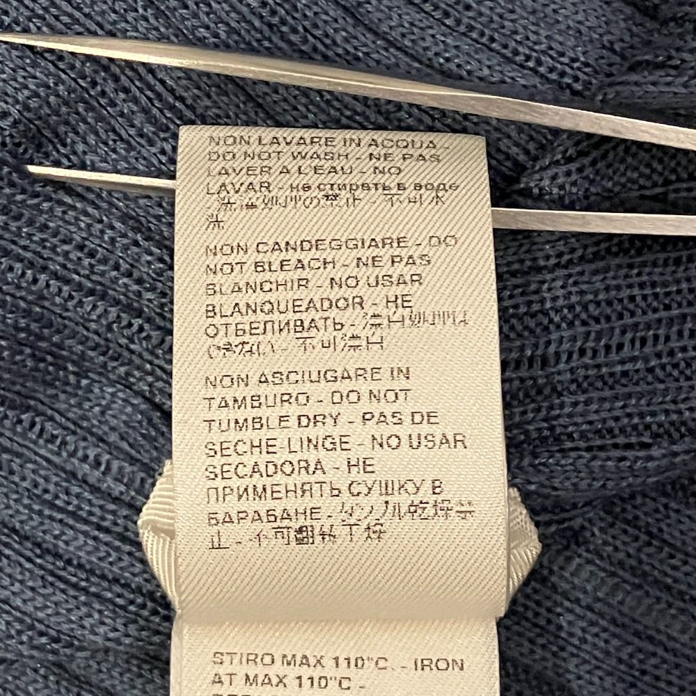 美品 AGNONA アニオナ コットンシルク ニットロングカーディガン M