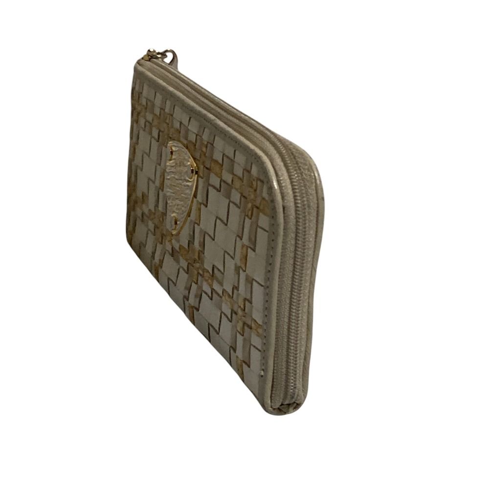 【美品】ATAO アタオ リモ メッシュ 長財布 L字 ファスナー 編み込み 良品 ATAO アタオ limo リモ ルーク メッシュ 編み込み レザー L字
