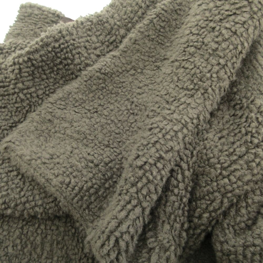 美品 CHANEL シャネル カシミヤニットガウンコート グレー レディース 古着 中古 USED CHANEL - 美品 CHANEL シャネル カシミヤニットガウンコート グレー