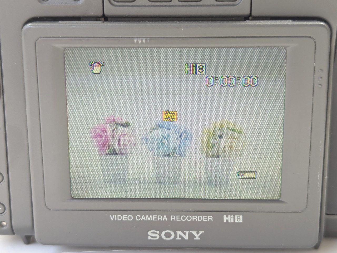 SONY ソニー CCD-SC55 Hi8 Video8 8mm ビデオカメラ 整備済み 8mm