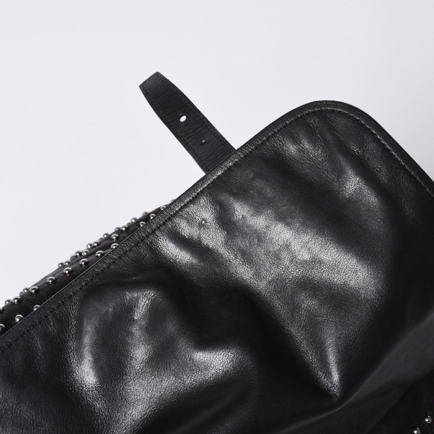 PRADA プラダ スタッズ ミディアム BT861S ショルダーバッグ レザー 