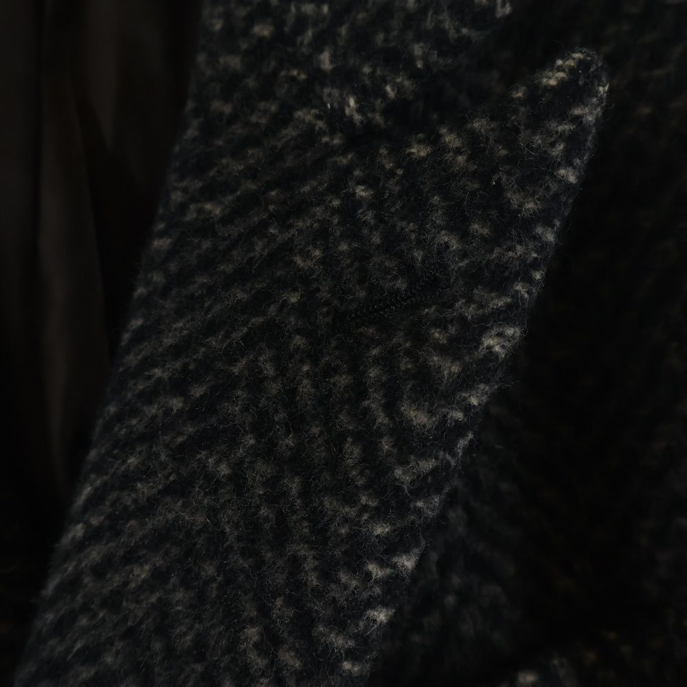 LOUIS VUITTON (ルイヴィトン) ヘリンボーン ダブルブレスト ウール 
