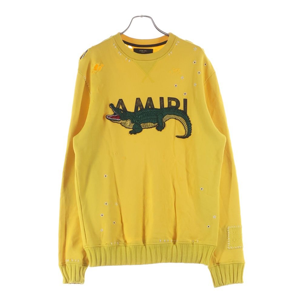 amiriトレーナー AMIRI(アミリ) 22SSblack coffeeスウェットトレーナー ブラック サイズ