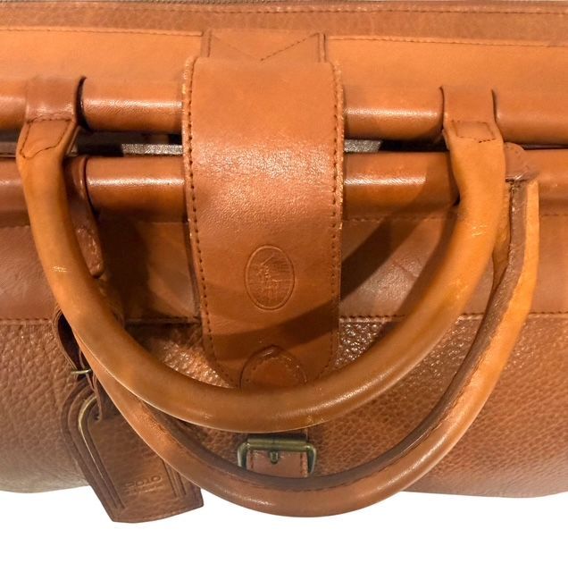 希少品　ラルフローレン　ボストン　ドクターバッグ　ダレス　ブラウン　大容量 希少品】【送料無料】 ラルフローレン ボストン ドクターバッグ ダレス