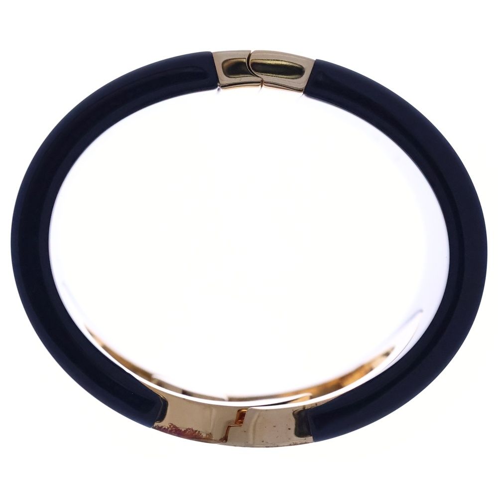 GUCCI (グッチ) インターロッキングG バングル ブレスレット ブルー GP