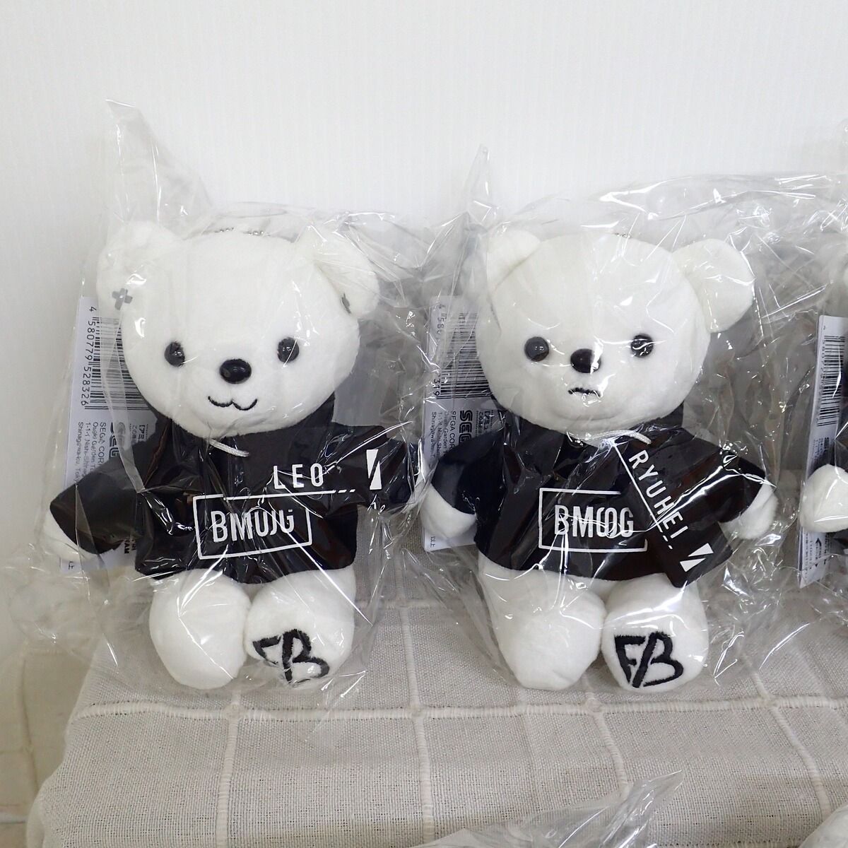 美品 BE:FIRST モアプラスぬいぐるみ RYOKI&LEO 7点 m327 未使用 BE：FIRST BMSG モアプラス ぬいぐるみマスコット SOTA/SYUNTO