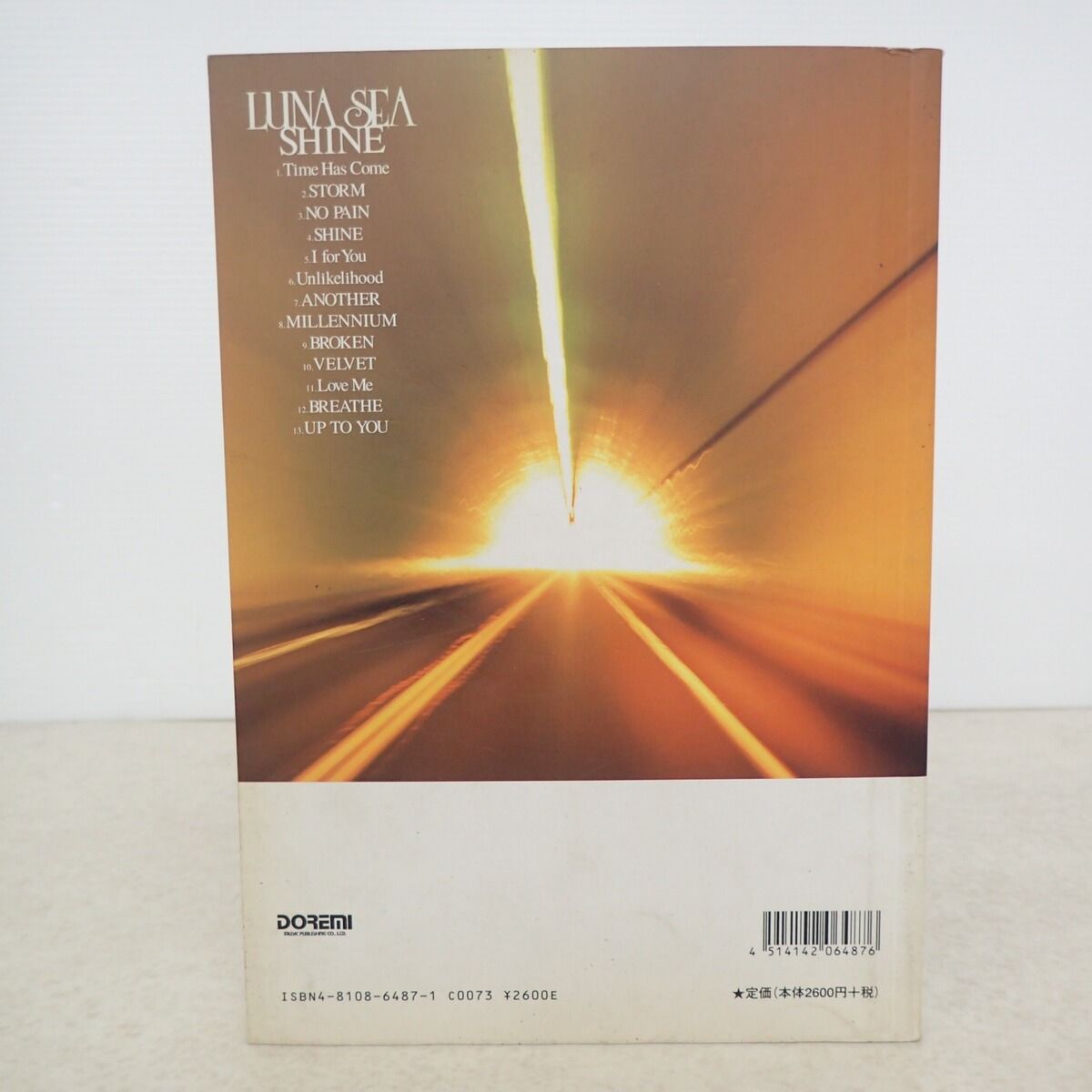 ☆バンドスコア LUNA SEA SHINE シャイン ドレミ楽譜出版 タブ譜付【PP