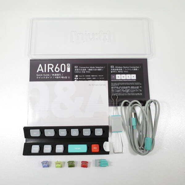 NuPhy Air60 V2 ホワイト Aloe軸 中古品 Aランク - メルカリ