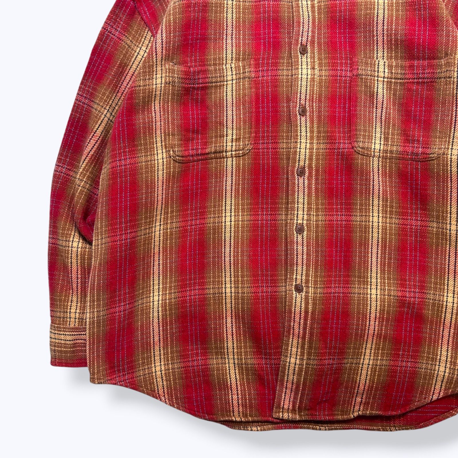 90s ST JOHN'S BAY Heavy Flannel Shirts 【XL】 90年代 セント