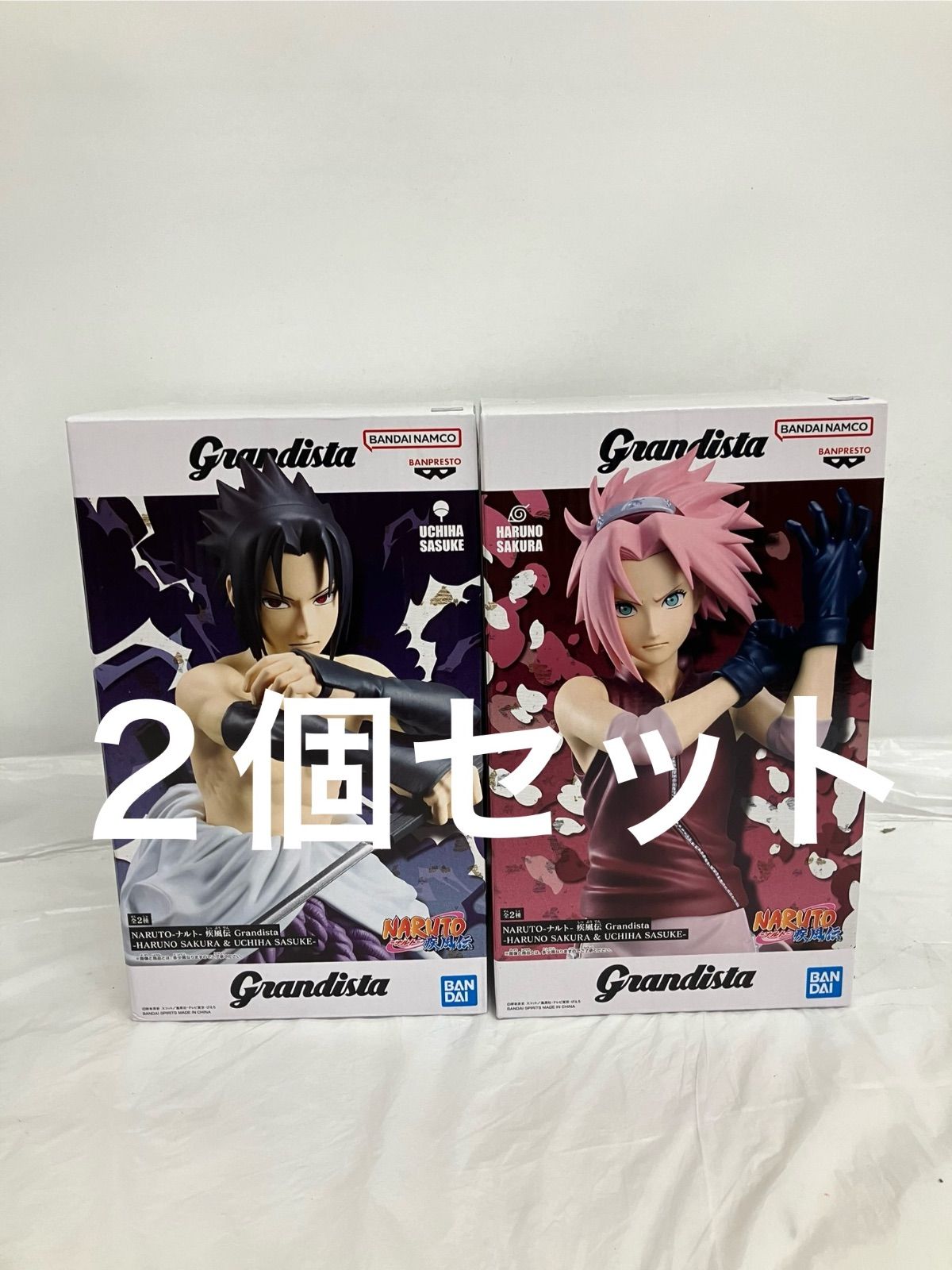 NARUTO Grandistaナルト&うちはサスケ＆春野サクラ ４点セット NARUTO grandista ナルト サクラ サスケ 4体セット - メルカリ