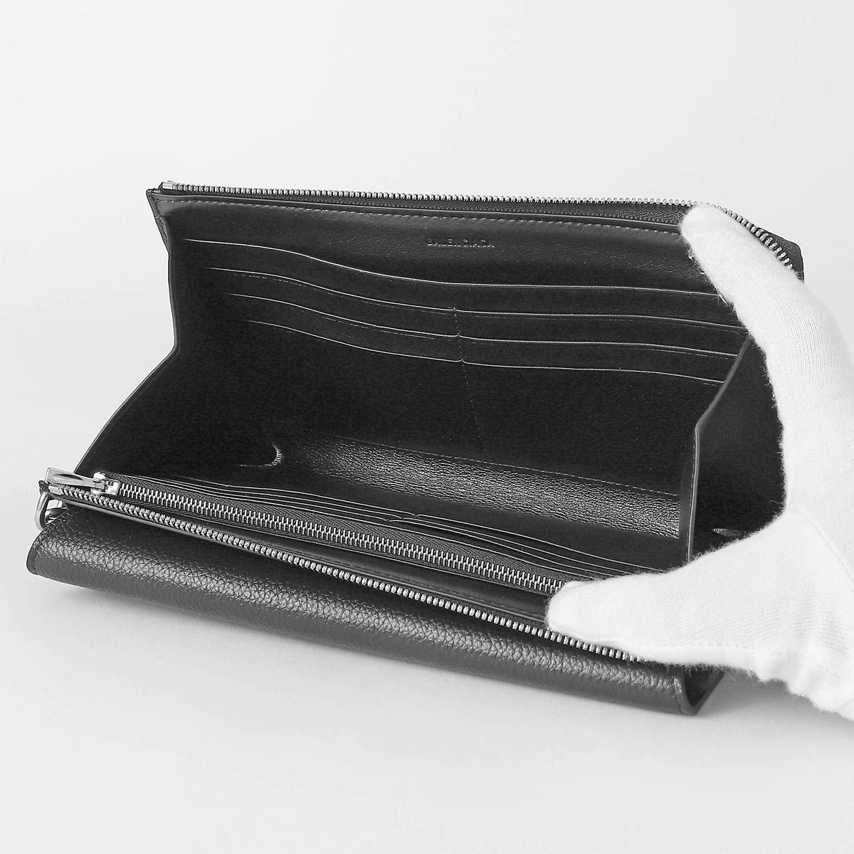 新品 バレンシアガ BALENCIAGA 長財布 キャッシュ ブラック - メルカリ