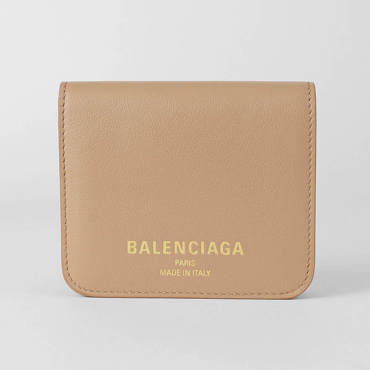 新品 バレンシアガ BALENCIAGA 2つ折り財布 キャッシュ ベージュ