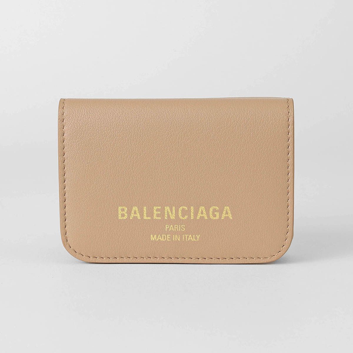 BALENCIAGA キルティング三つ折り財布 ベージュ 新品 バレンシアガ BALENCIAGA 3つ折り財布 キャッシュ ベージュ