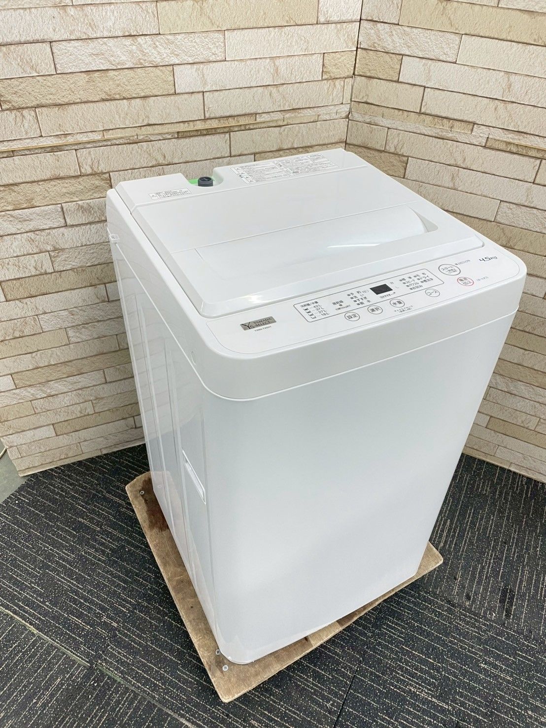 大阪送料無料☆3か月保障付き☆洗濯機☆ヤマダ☆4.5kg☆2022年☆YWM