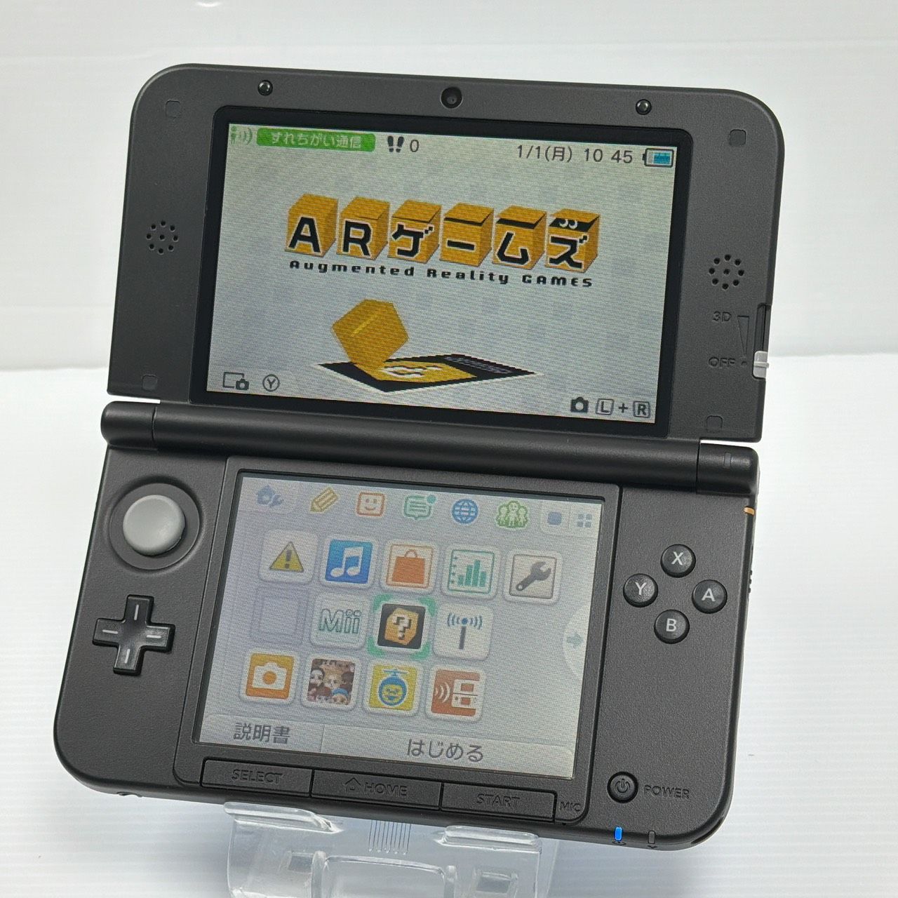 極美品 ニンテンドー 3DSLL ブルーブラック 遊べるセット 動作確認済み 