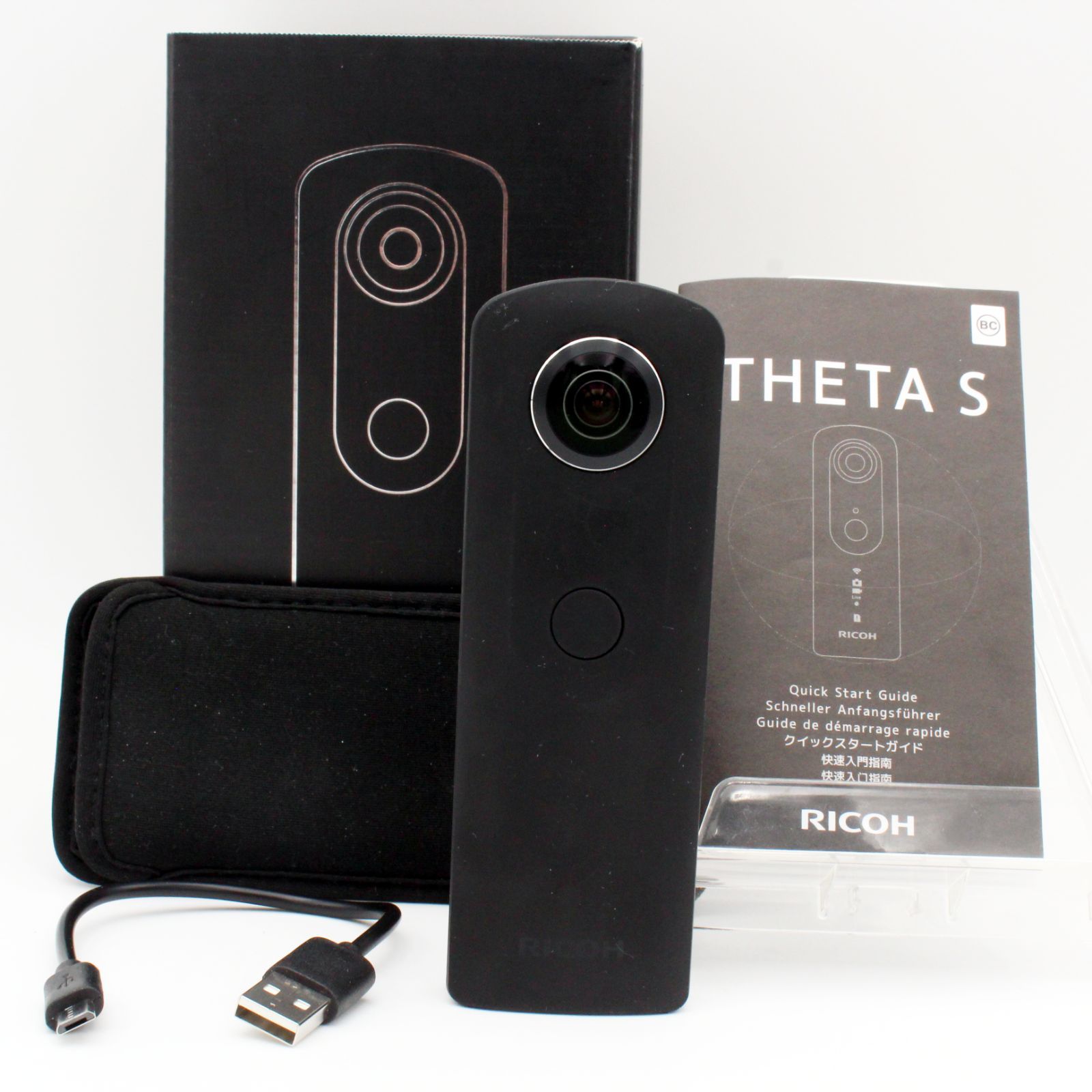 極上品】RICOH RICOH THETA S (ブラック)#9816 - メルカリ