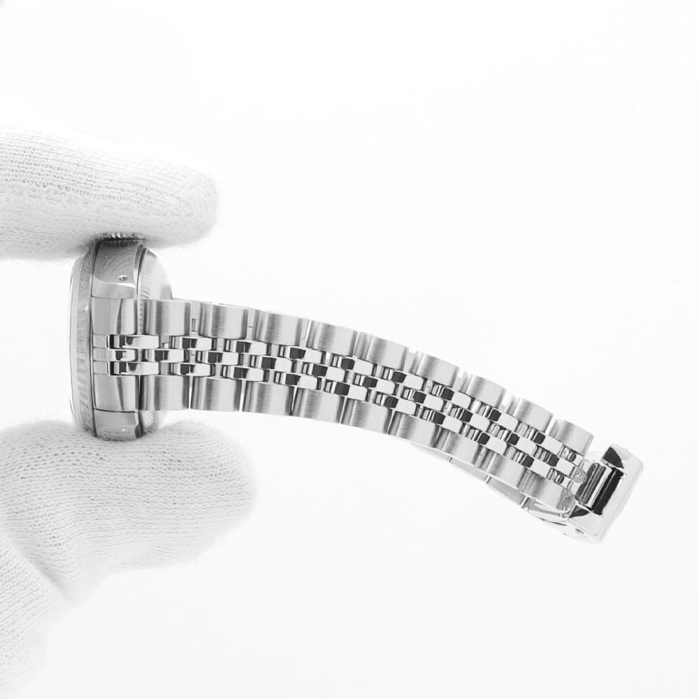 ロレックス デイトジャスト 10Pダイヤ 69174G ブルー グラデーション L番 レディース 中古 腕時計 ROLEX - ロレックス デイトジャスト 10Pダイヤ 69174G ブルー