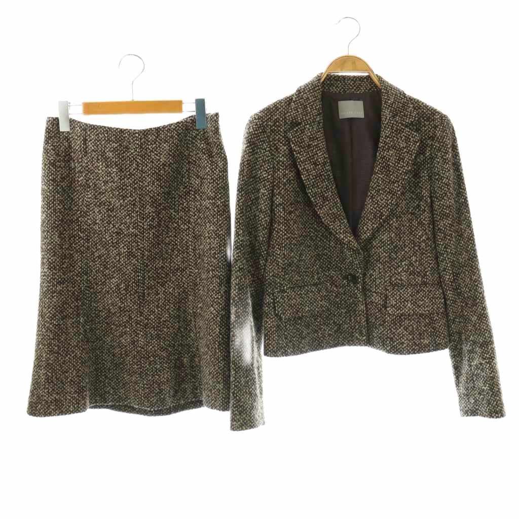 theory luxe セットアップスーツ スカートスーツ グレージュ 38