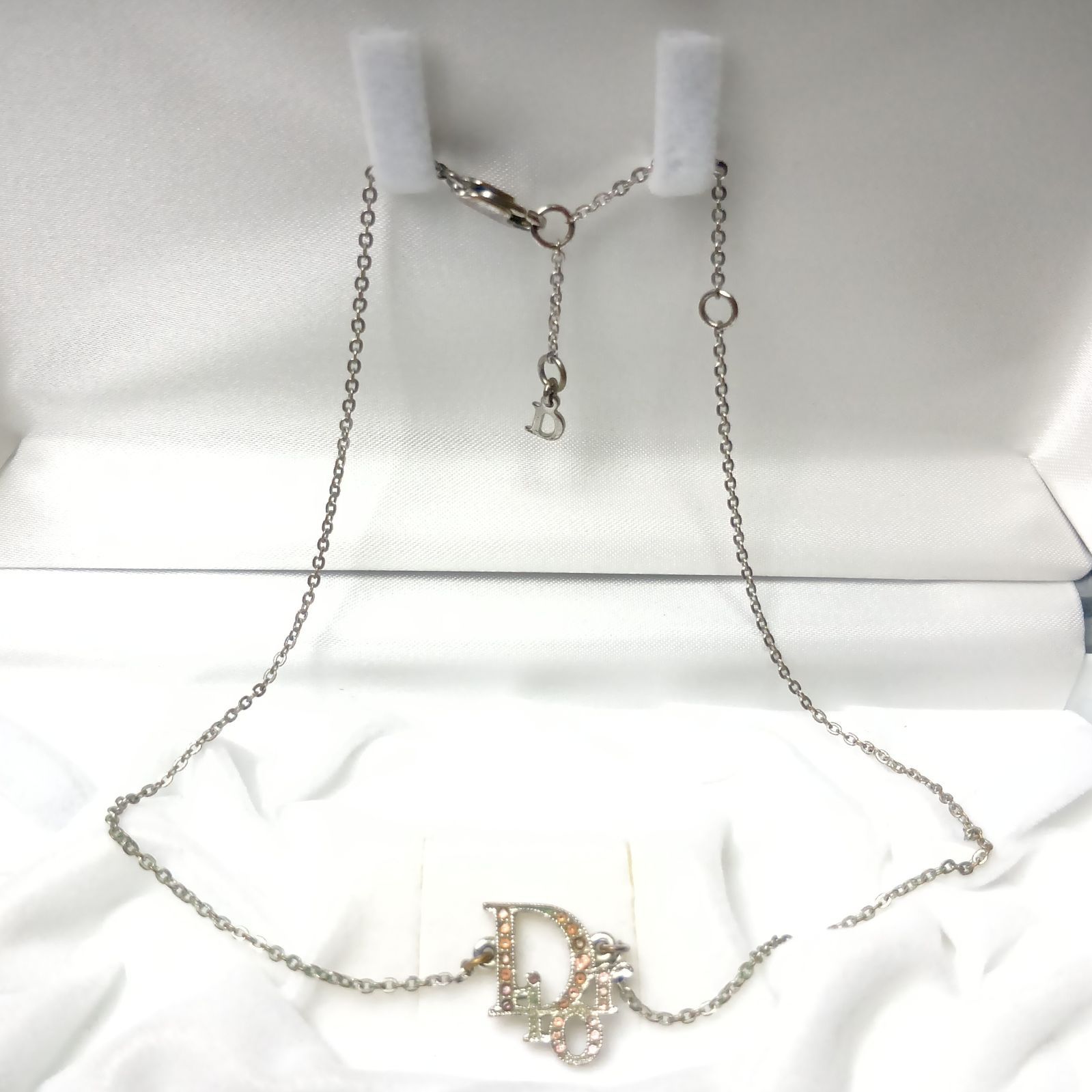 Christian Dior] クリスチャンディオール ネックレス ロゴ ライン