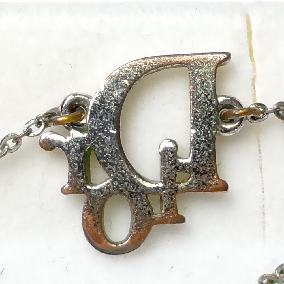 Christian Dior] クリスチャンディオール ネックレス ロゴ ライン