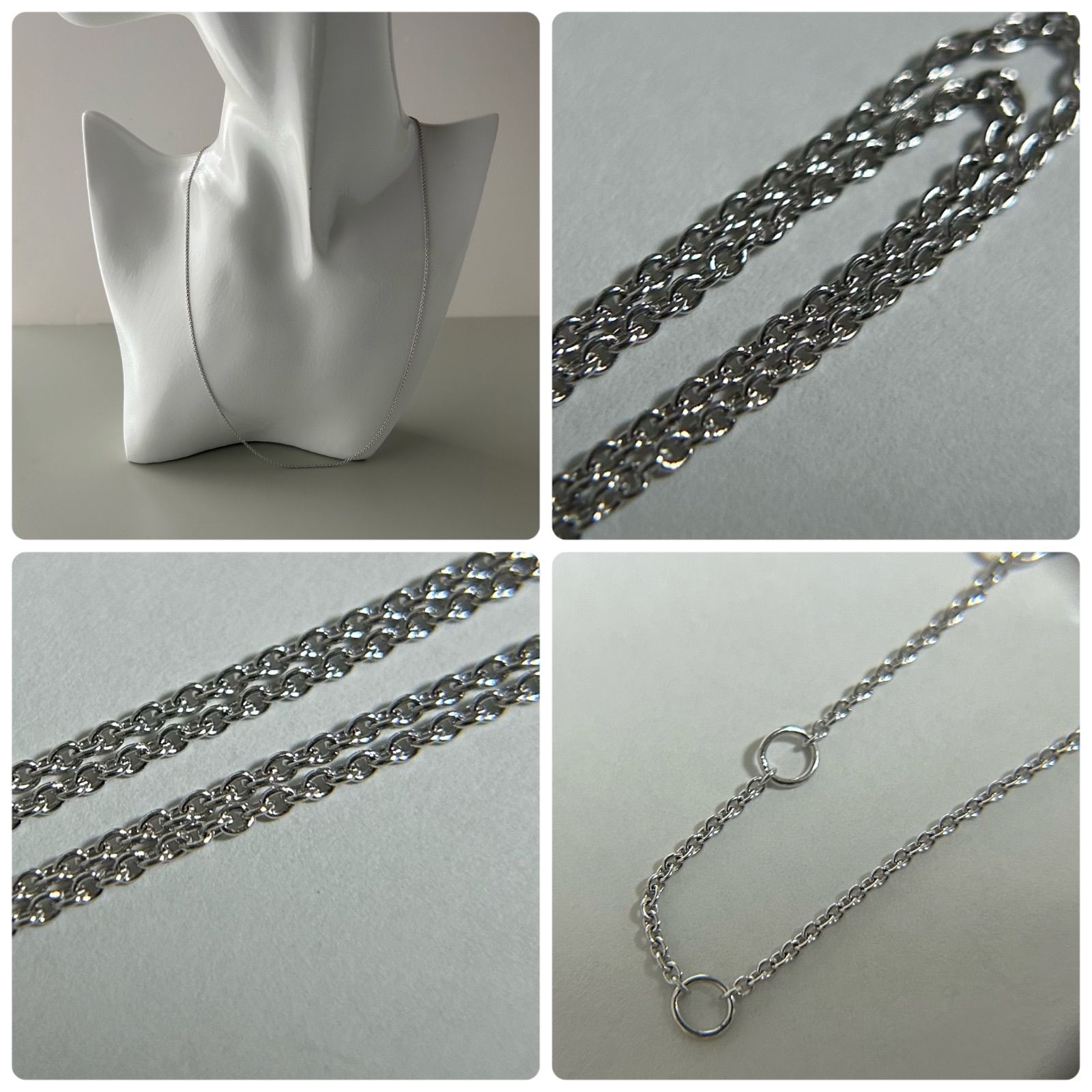 ジョージジェンセン ネックレス Silver 925 ロジウムメッキ Georg 
