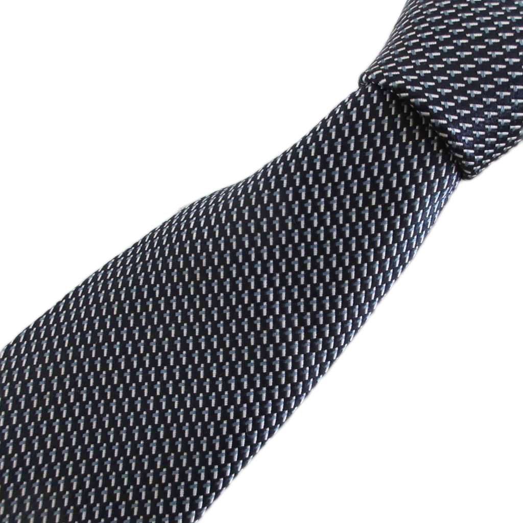ブリオーニ BRIONI シルクネクタイ レギュラータイ 総柄 幾何学模様 絹
