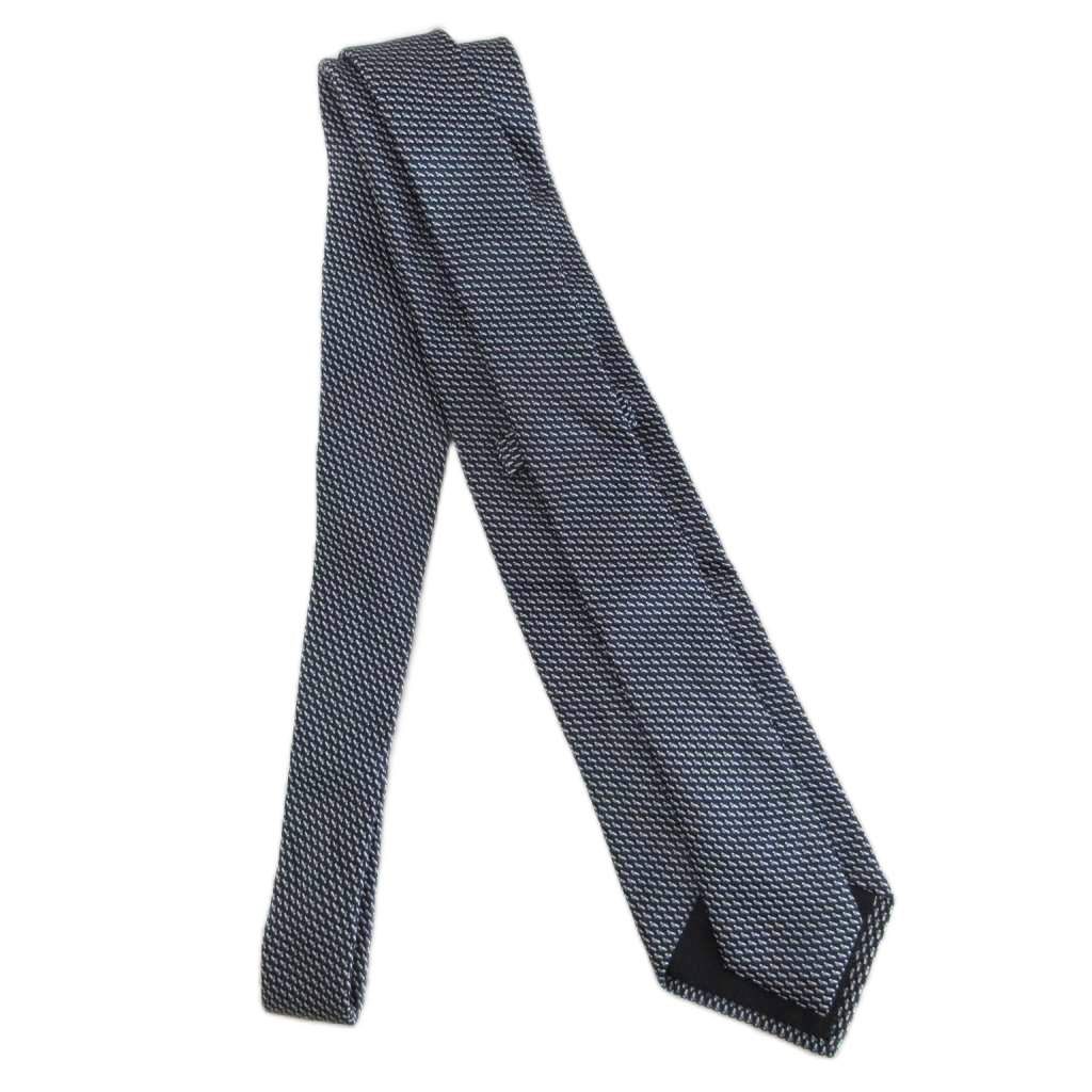 ブリオーニ BRIONI シルクネクタイ レギュラータイ 総柄 幾何学模様 絹