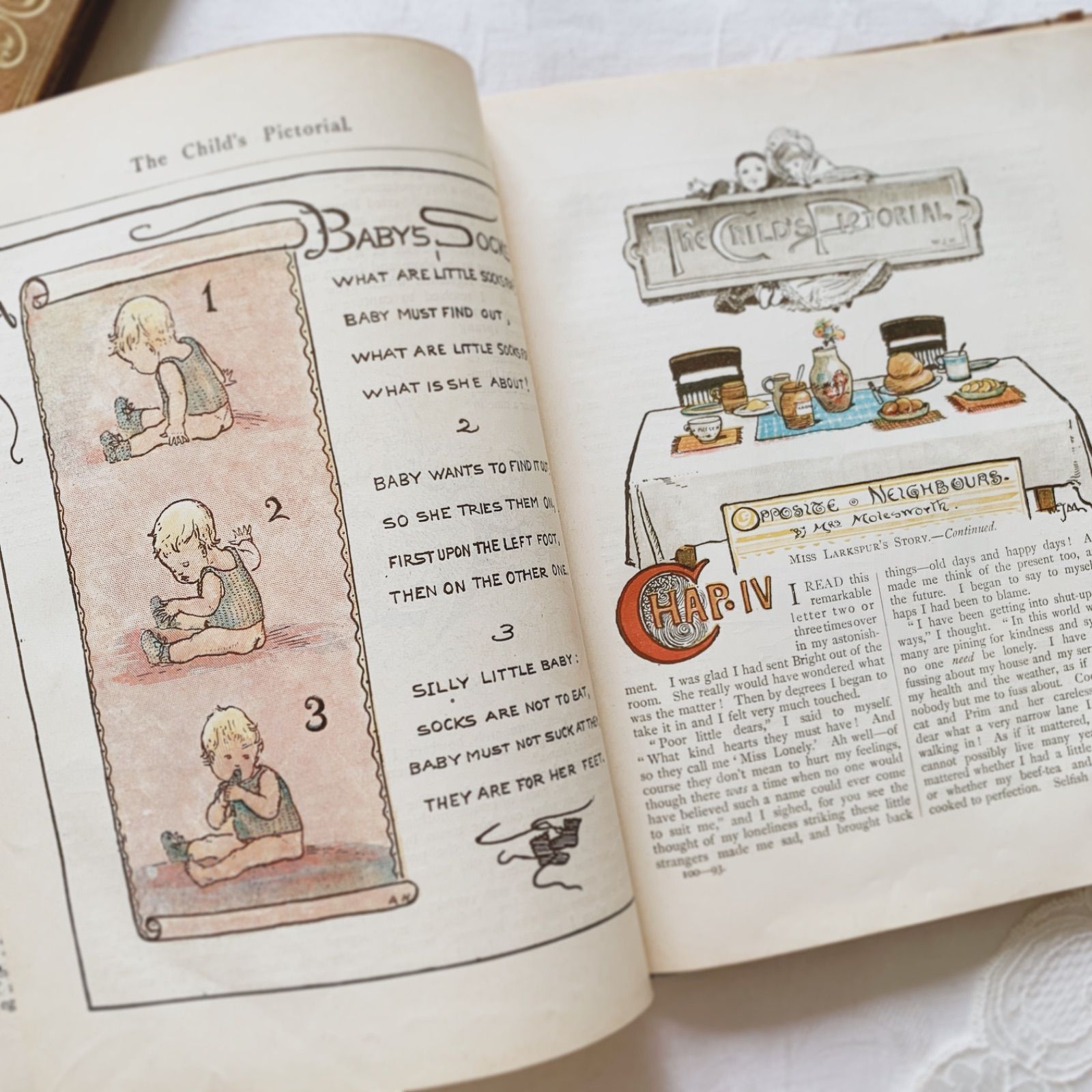 The Child´s Pictorial 1893年 -豊富な挿画が貴重な 英国アンティーク