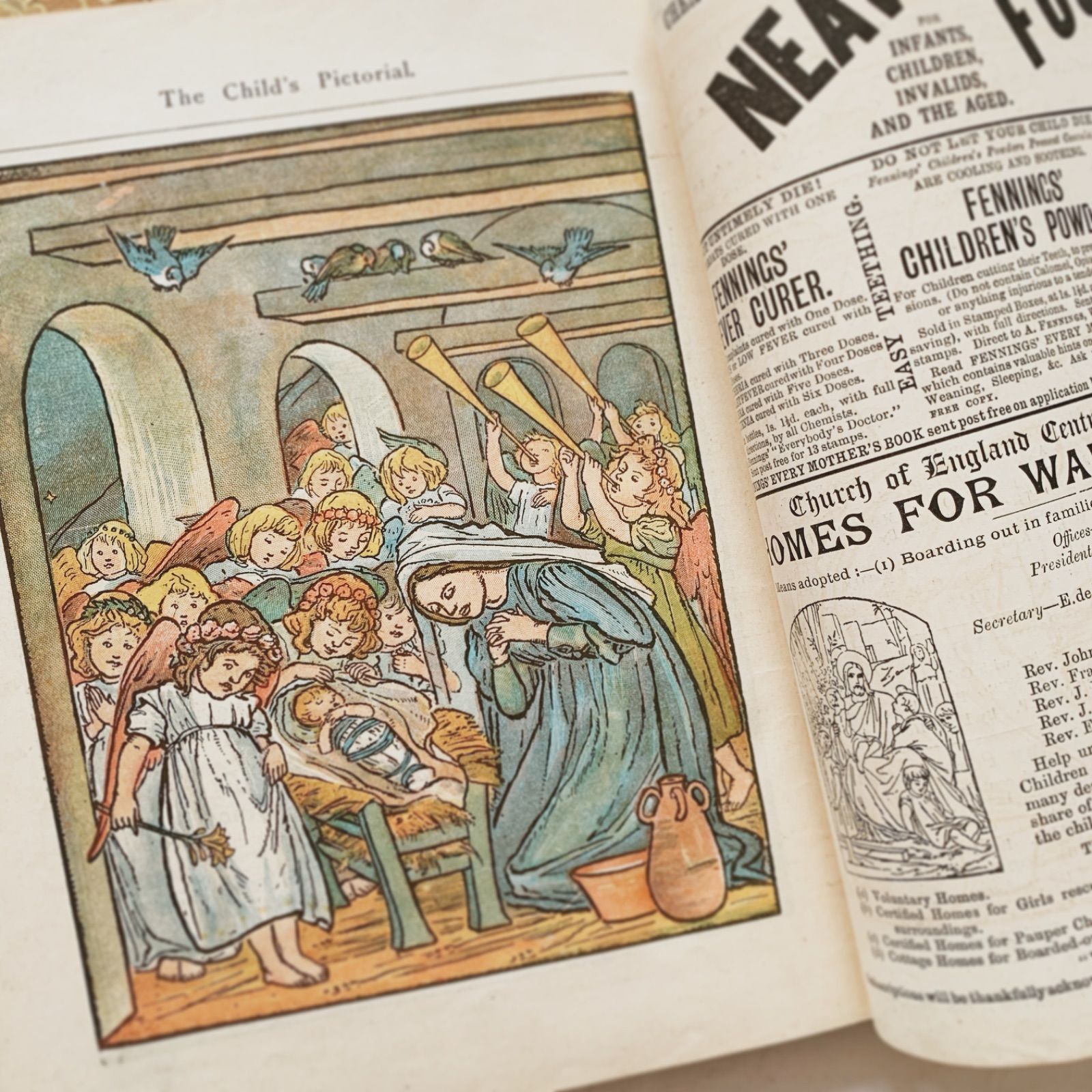The Child´s Pictorial 1893年 -豊富な挿画が貴重な 英国アンティーク