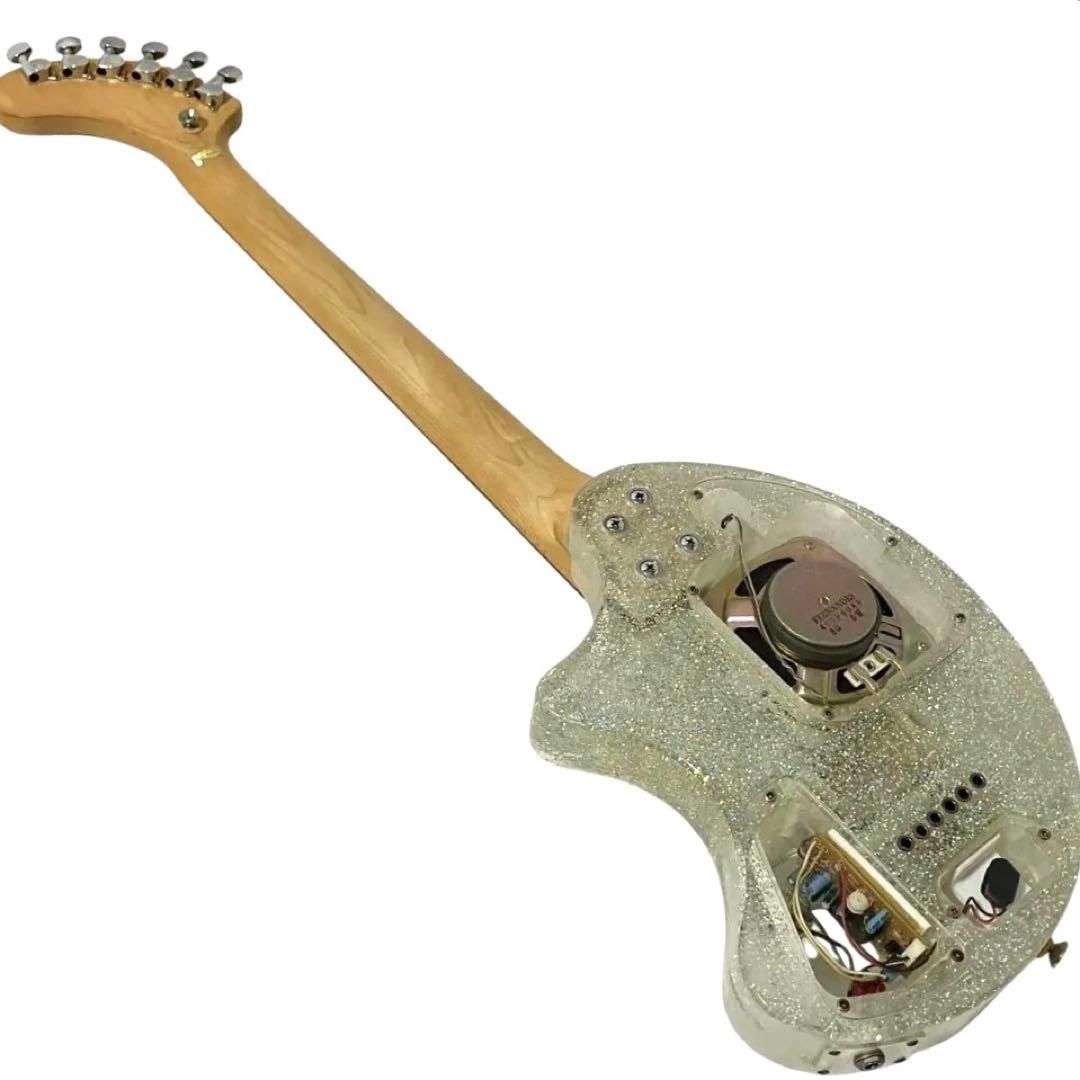 希少】 FERNANDES ZO-3 ミニギター ラメ入り アクリル スケルトン