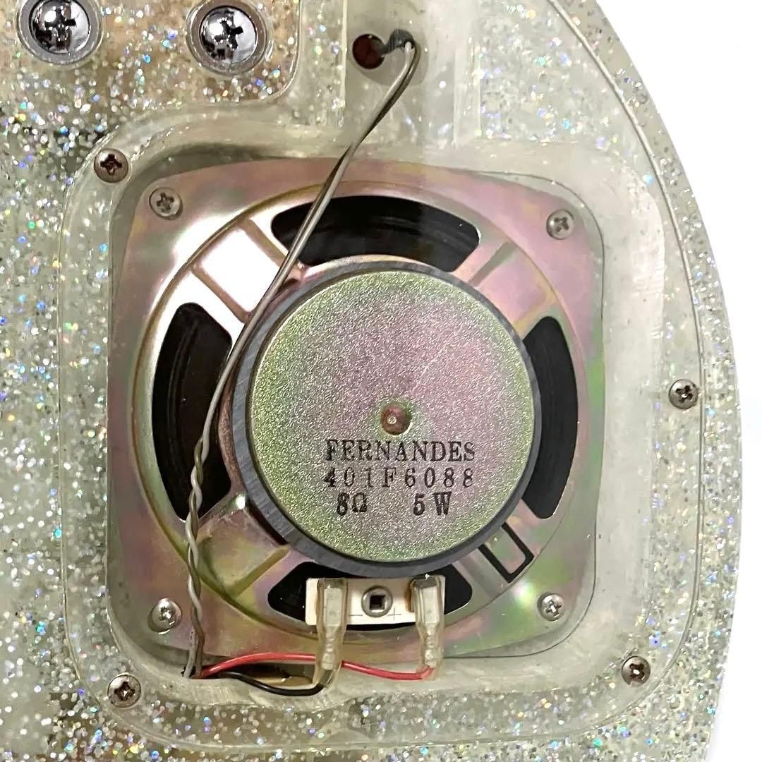希少】 FERNANDES ZO-3 ミニギター ラメ入り アクリル スケルトン