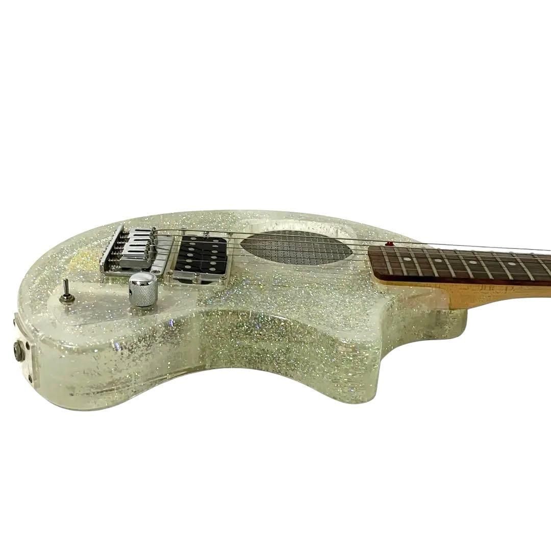 希少】 FERNANDES ZO-3 ミニギター ラメ入り アクリル スケルトン