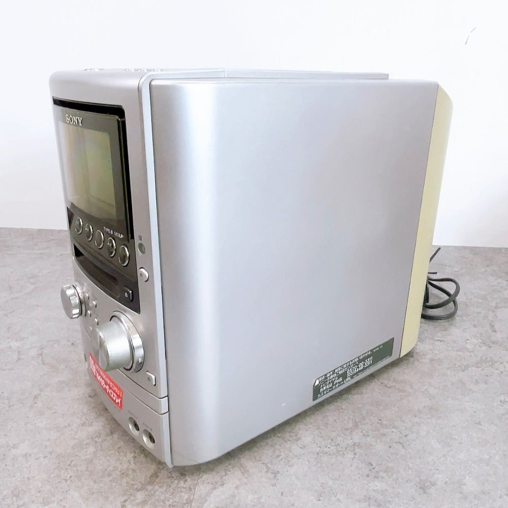 H-1169 SONY CD/MDコンポ HCD-M3 SS-CM3 シルバー ウッドスピーカー