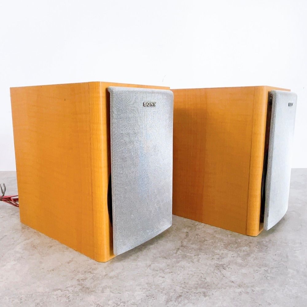 H-1169 SONY CD/MDコンポ HCD-M3 SS-CM3 シルバー ウッドスピーカー
