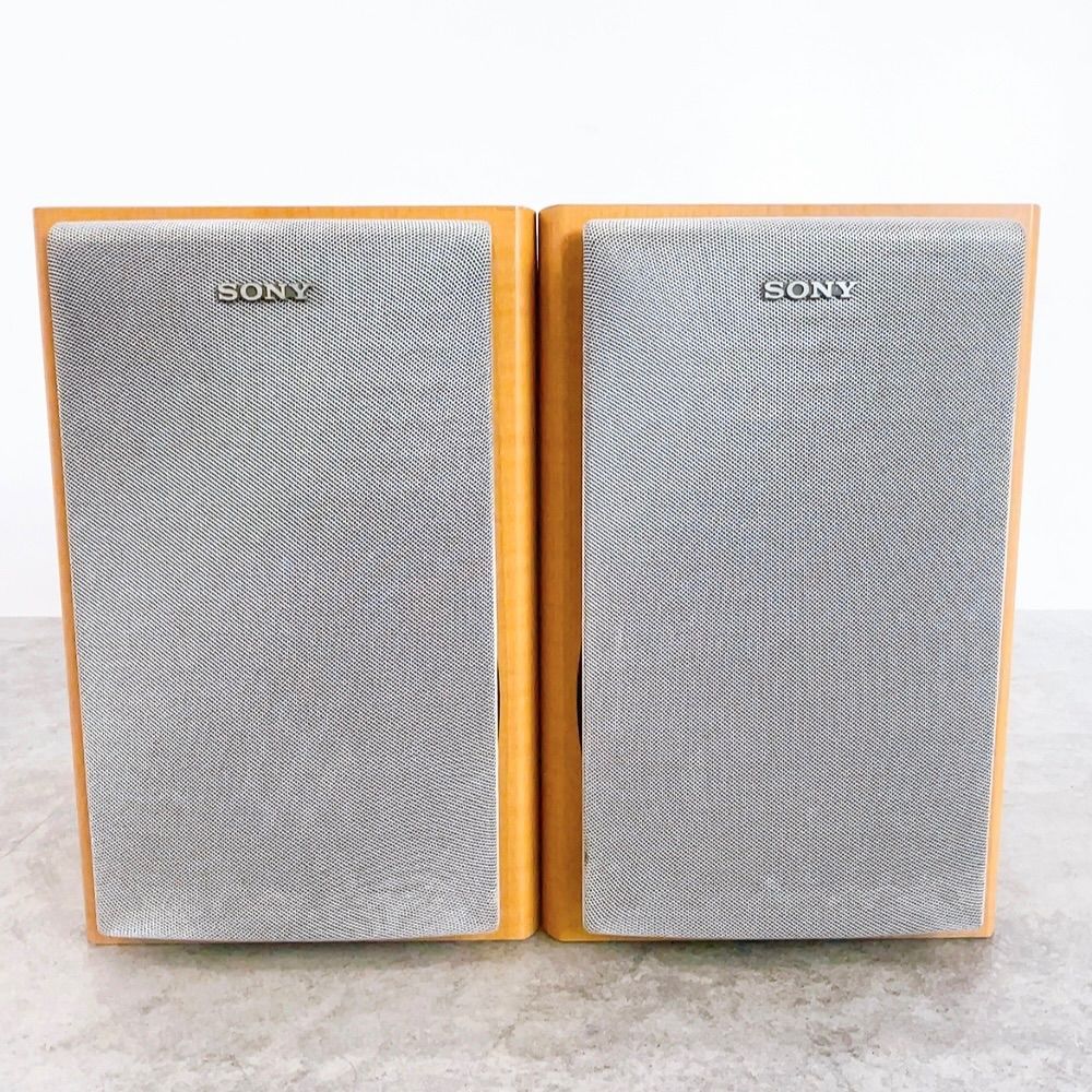 H-1169 SONY CD/MDコンポ HCD-M3 SS-CM3 シルバー ウッドスピーカー