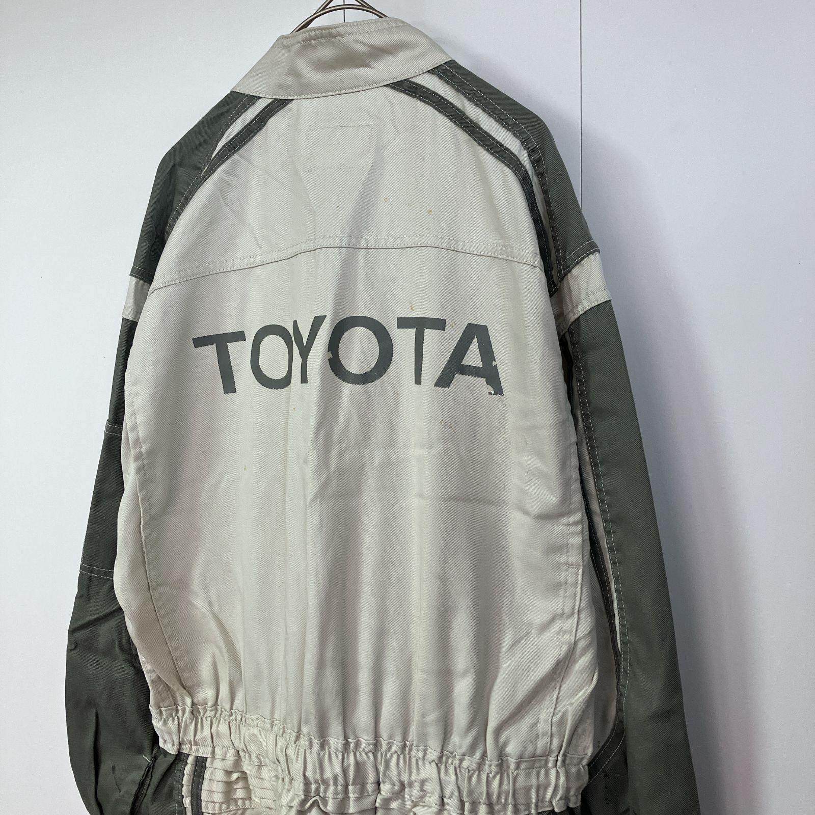 訳あり】企業ロゴ TOYOTA トヨタ つなぎ サイズM ジャンプスーツ 日本