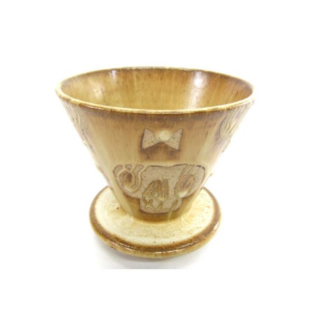 十鶴 Coffee Dripper ドクロ やちむん コーヒードロッパー ∠UK2352