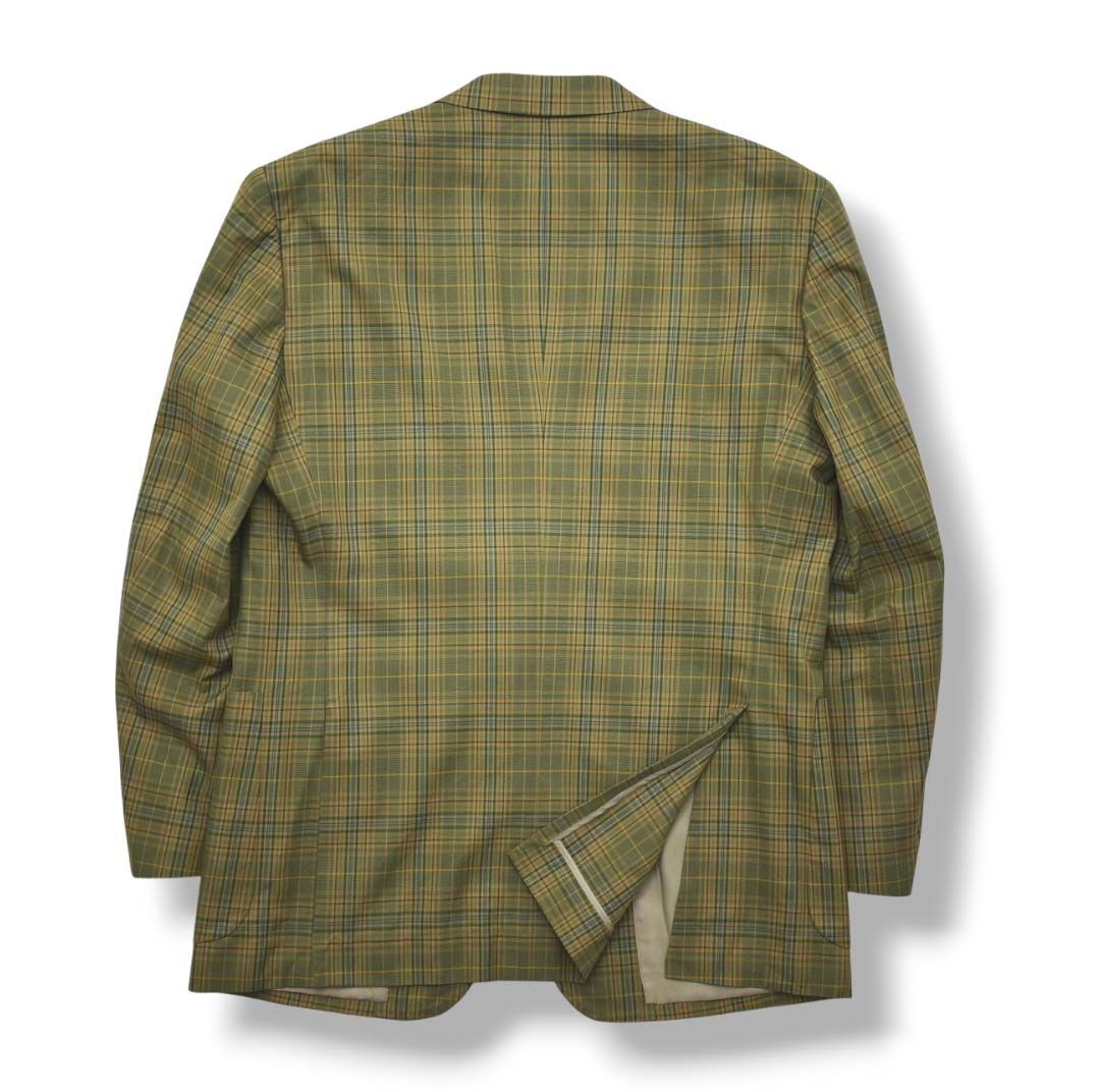 RO☆定価53900円 新品タグ付 Harrods ジャケット『2』 新品】 定価58000円 ハロッズ Harrods チェック柄 シングル 2B