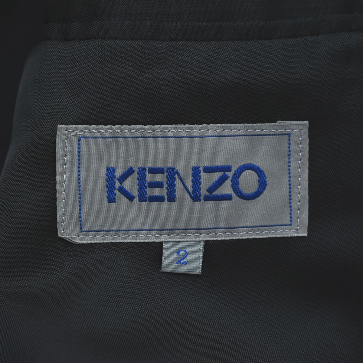 ケンゾー KENZO ダブル 6B ブラックフォーマル テーラードジャケット 