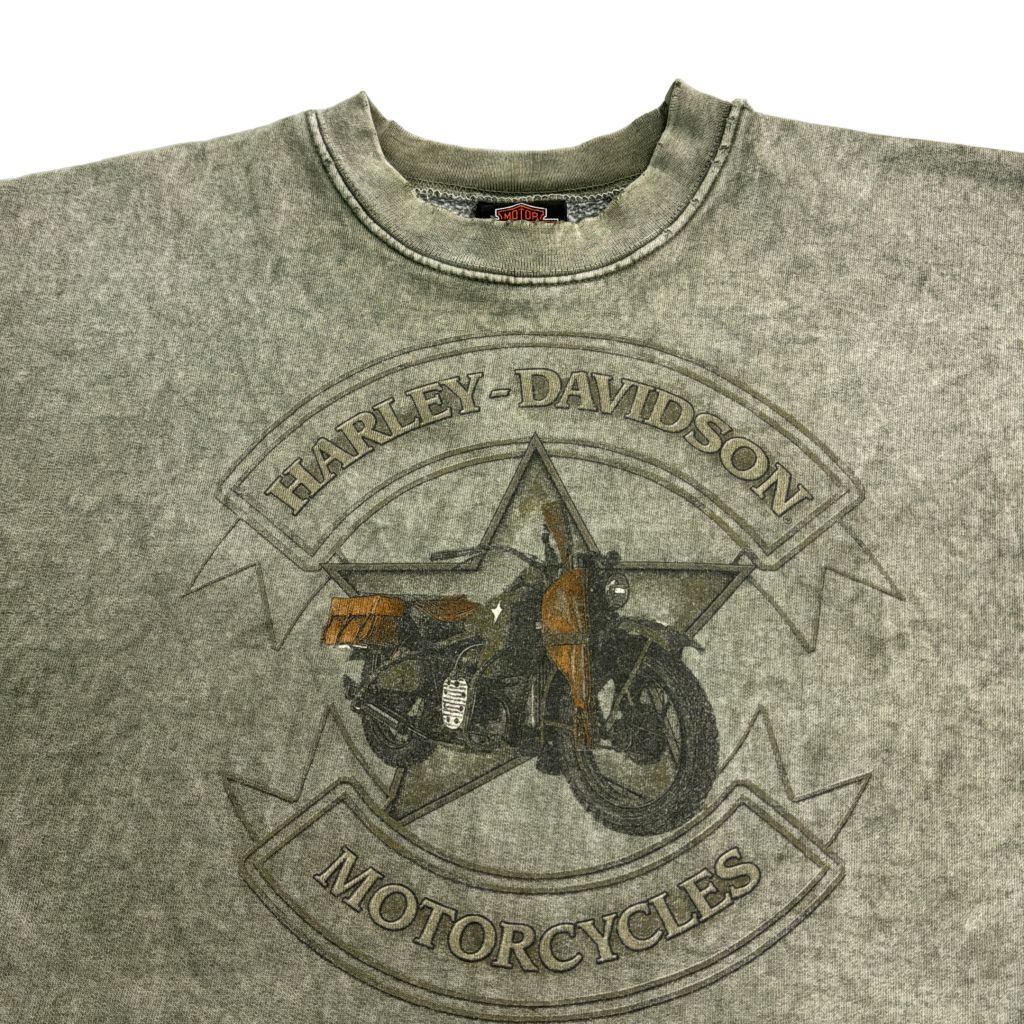 00年代 HARLEY DAVIDSON ハーレーダビッドソン ロゴ スウェット
