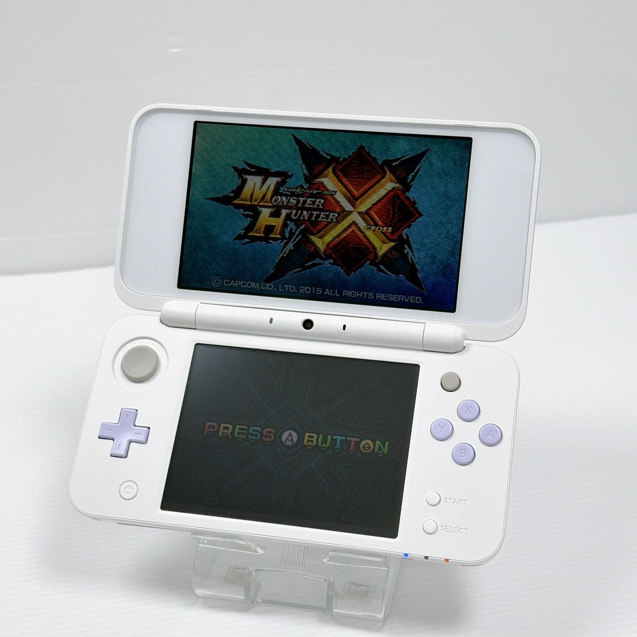 極美品 New ニンテンドー 2DSLL ホワイトラベンダー 遊べるセット 動作