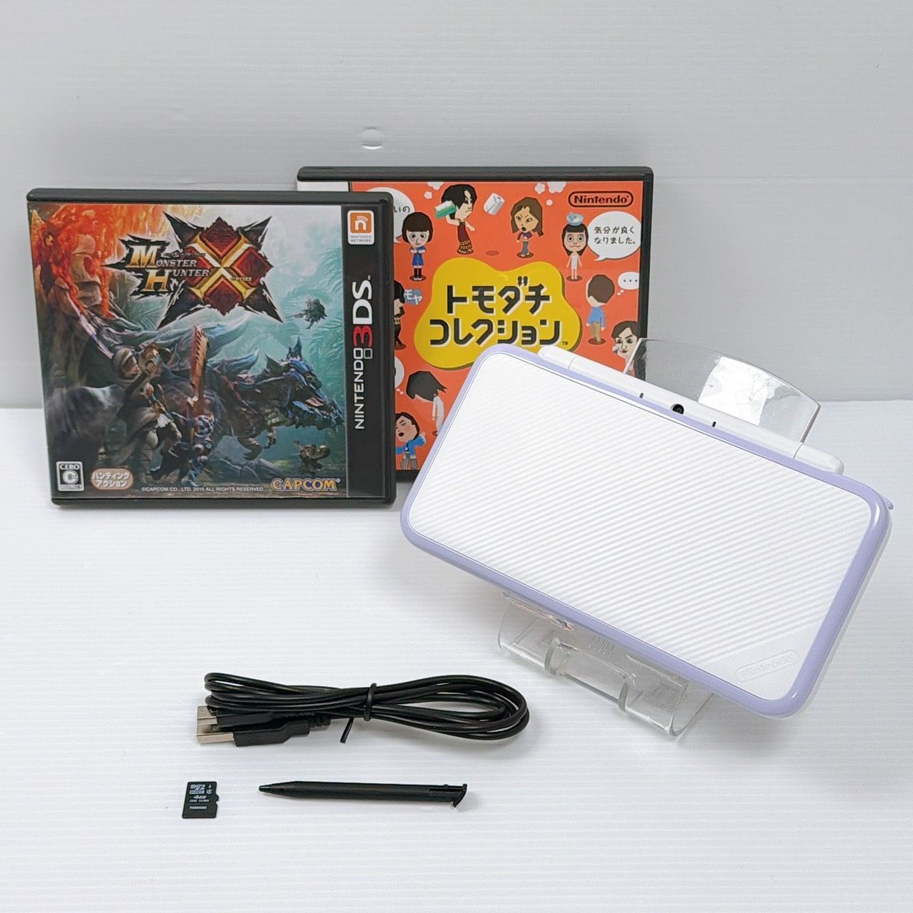 4-156【美品】Newニンテンドー2DS LL ホワイト×ラベンダー 箱付き Amazon | Newニンテンドー2DS LL ホワイト×ラベンダー | ゲーム機本体
