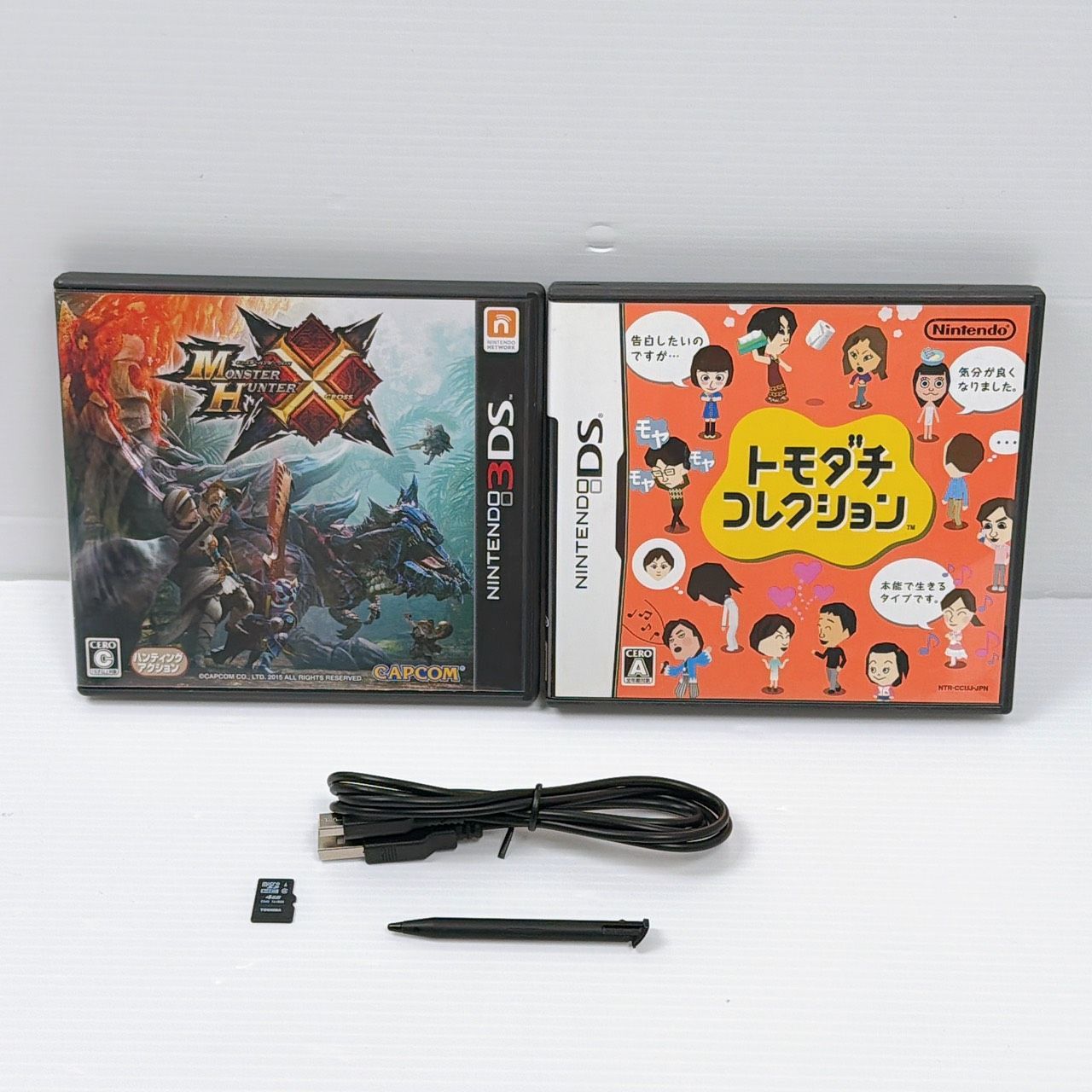 極美品 New ニンテンドー 2DSLL ホワイトラベンダー 遊べるセット 動作