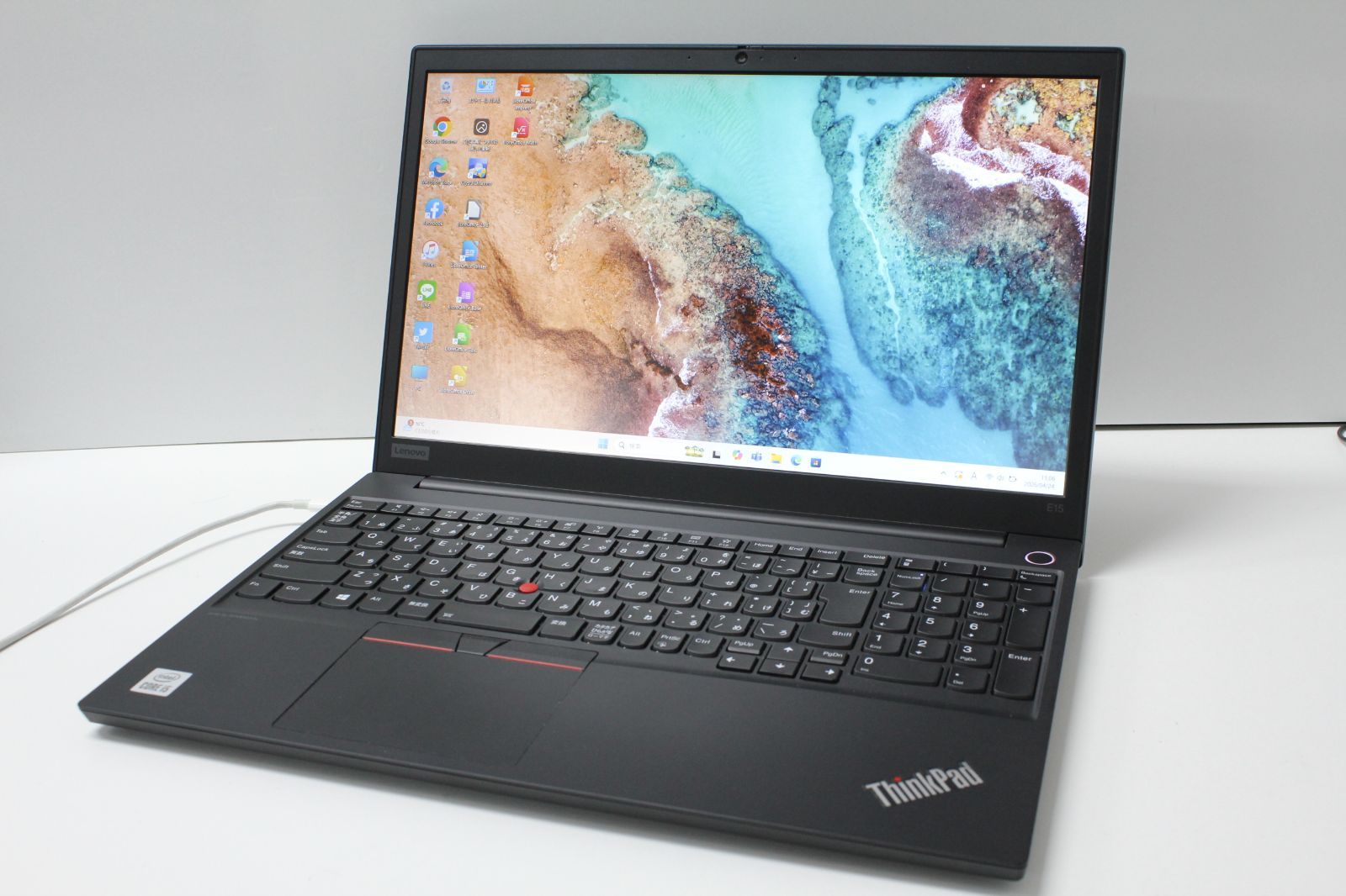 中古ノートPC】Lenovo〈ThinkPad E15〉Core i5/SSD256GB/メモリ8GB ⑥ 
