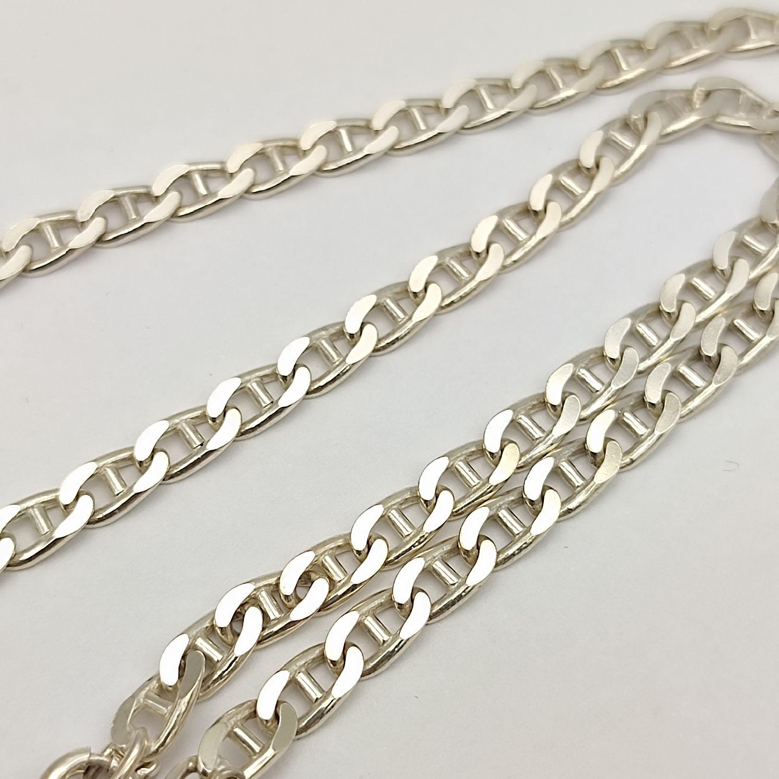 UNOAERRE ウノアエレ チェーン ネックレス シルバー925 ① 超美品】ウノアエレ UNOAERRE アンカーチェーンネックレス SILVER