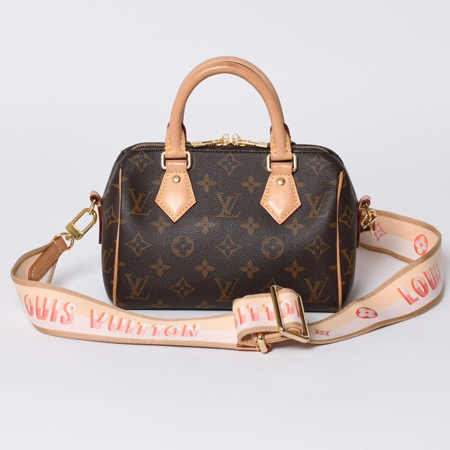 極美品 LOUIS VUITTON ルイヴィトン ハンドバッグ スピーディバンドリエール20 M46594 レザー PVC ブラウン ゴールド金具 中古 4a001241 極美品 LOUIS VUITTON ルイヴィトン ハンドバッグ スピーディバンド
