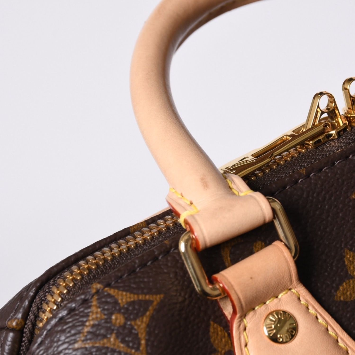 極美品 LOUIS VUITTON ルイヴィトン ハンドバッグ スピーディバンドリエール20 M46594 レザー PVC ブラウン ゴールド金具 中古 4a001241 極美品 LOUIS VUITTON ルイヴィトン ハンドバッグ スピーディバンド