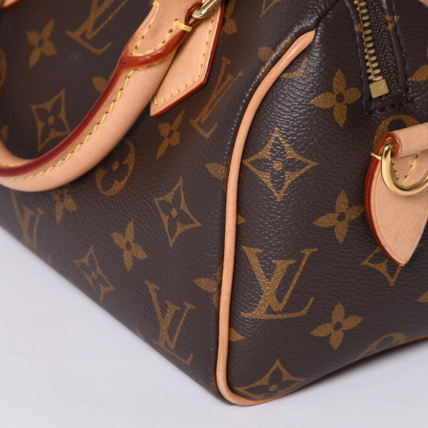 極美品 LOUIS VUITTON ルイヴィトン ハンドバッグ スピーディバンドリエール20 M46594 レザー PVC ブラウン ゴールド金具 中古 4a001241 極美品 LOUIS VUITTON ルイヴィトン ハンドバッグ スピーディバンド